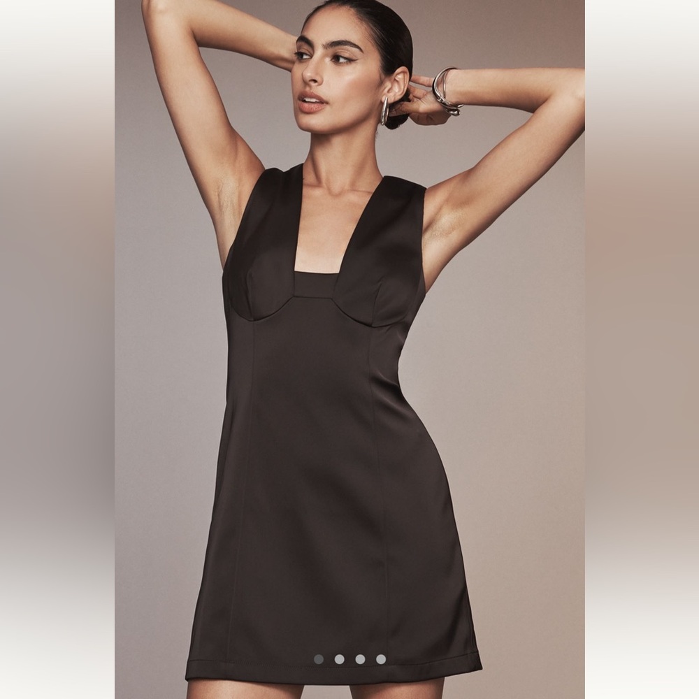 Anthropologie Sleeveless Square Neck Shift Mini Dress - Size 4 - BNWT